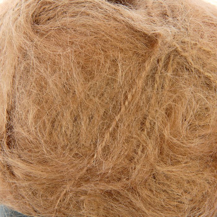 Пряжа "Mohair classic NEW" 25% мохер, 24% шерсть, 51% акрил 200м/100гр (07 св.коричневый)
