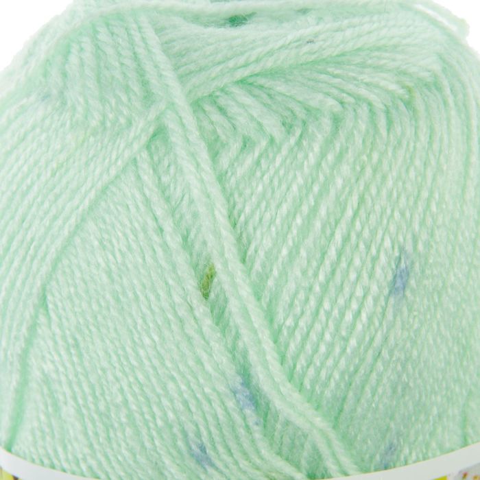 Пряжа "Sekerim mini colors" 100% акрил 320м/100гр (3998 св. зеленый с син-т.зел)