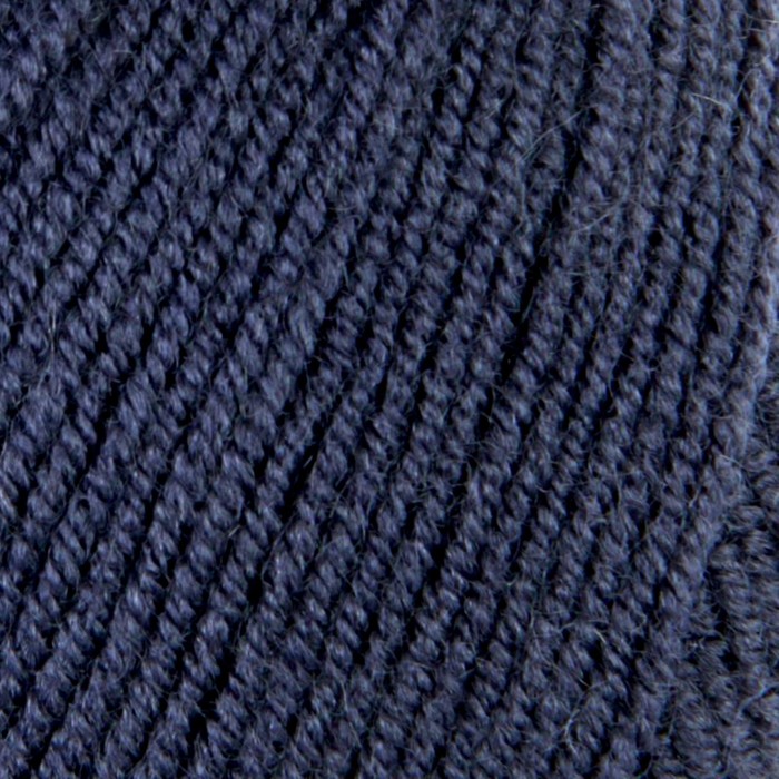 Пряжа "Superlana Klasik" 25% шерсть, 75% акрил 280м/100гр (58 темно-синий)