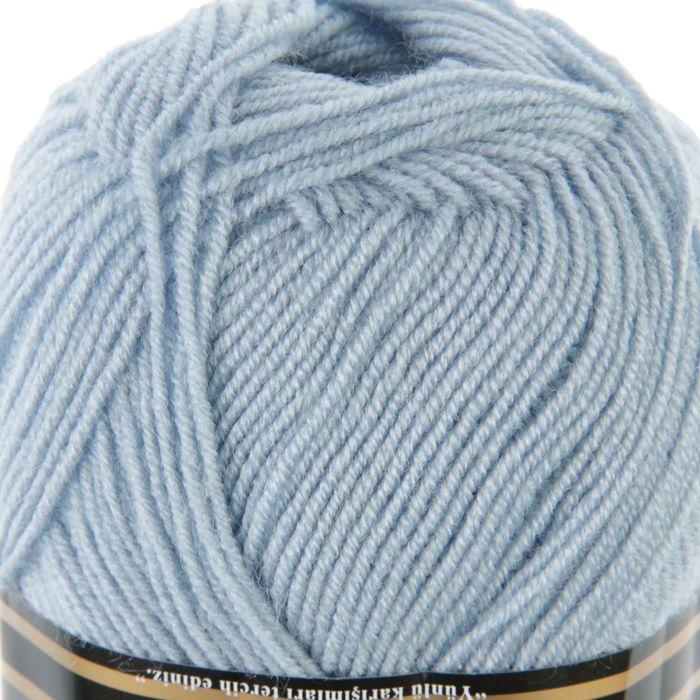 Пряжа "Superlana Klasik" 25% шерсть, 75% акрил 280м/100гр (480 светло голубой)