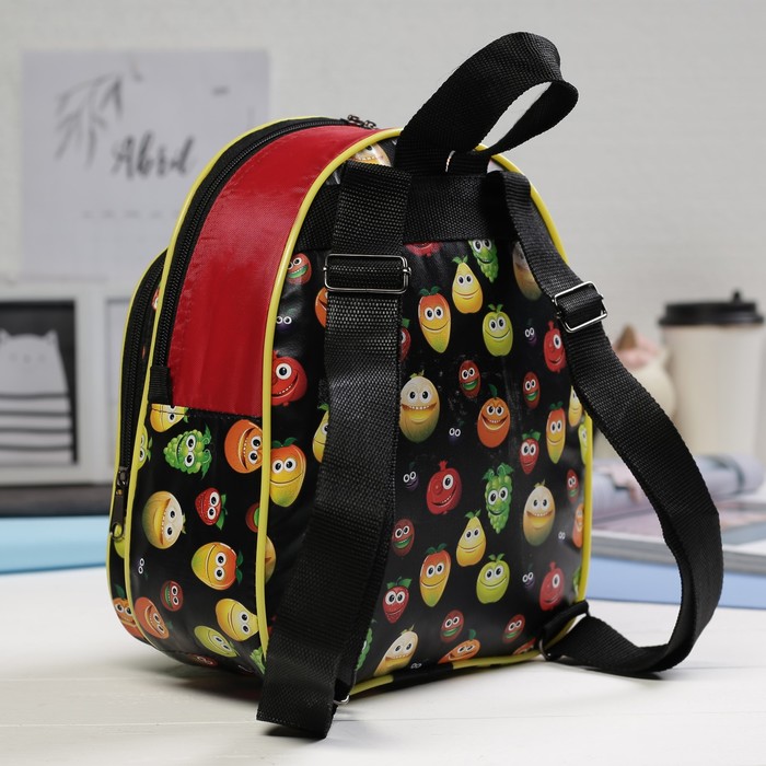 Рюкзак детский РД-6, 23*8*27, отдел на молнии, н/карман, красный