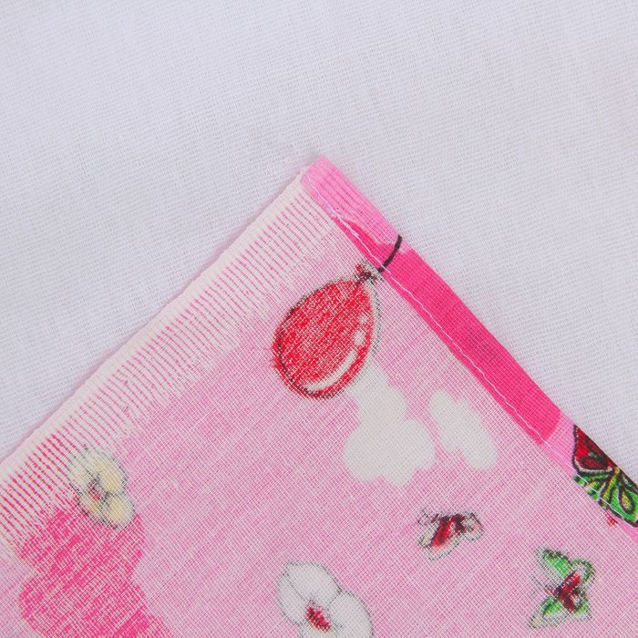 Постельное бельё "Экономь и Я" 1,5 сп. Розовые Овечки 145х210 ± 5 см, 150х210 ± 5 см, 50х70 ± 5 см, бязь 120 гр/м²