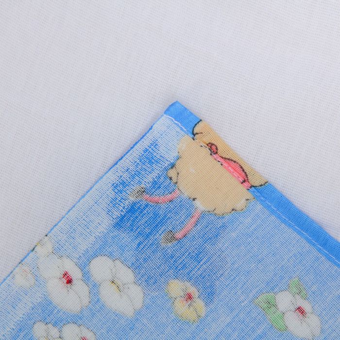 Постельное бельё "Экономь и Я" 1,5 сп. Синие Овечки 145х210 ± 5 см, 150х210 ± 5 см, 50х70 ± 5 см, бязь 120 гр/м²