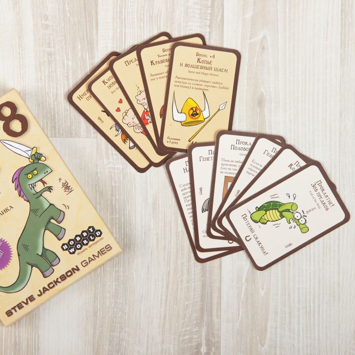 Настольная игра "Манчкин 8. В хвост и в гриву"