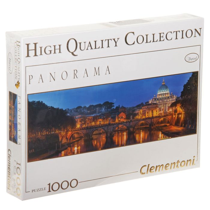 Пазл "Панорама. Рим.Собор Св.Петра ночью", 1000 элементов