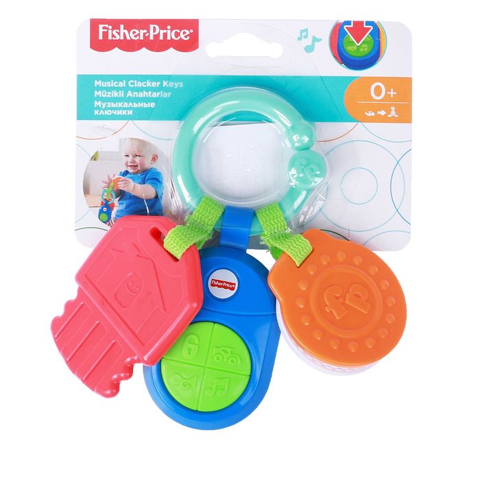 Прорезыватель Телефон и Ключики, МИКС Fisher-Price