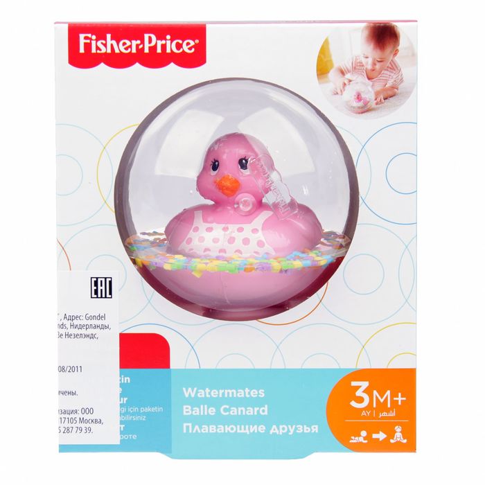 Развивающая игрушка "Уточка с плавающими шариками", МИКС