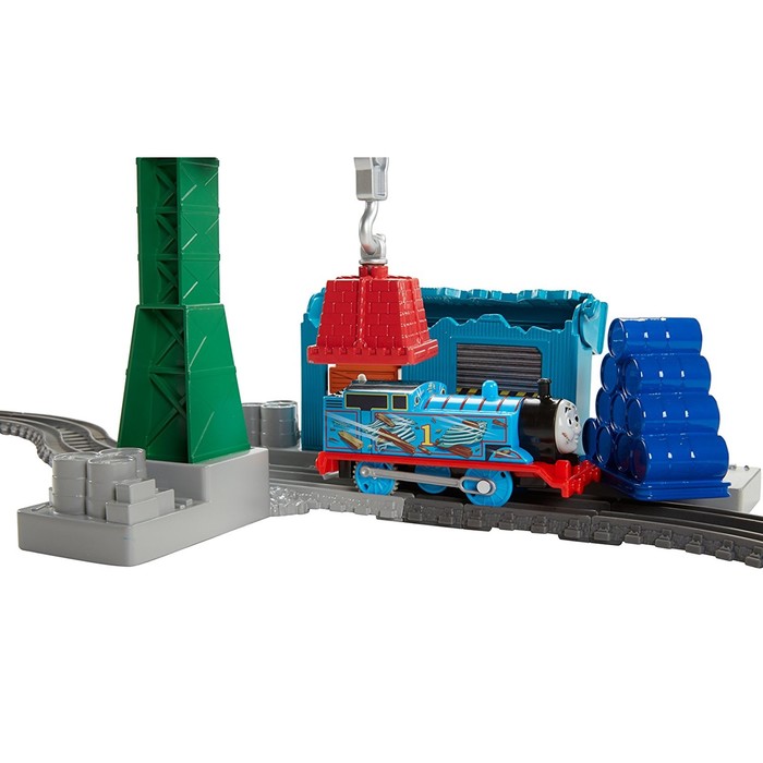 Игровой набор "Разрушение на пристани", с паровозиком Томасом