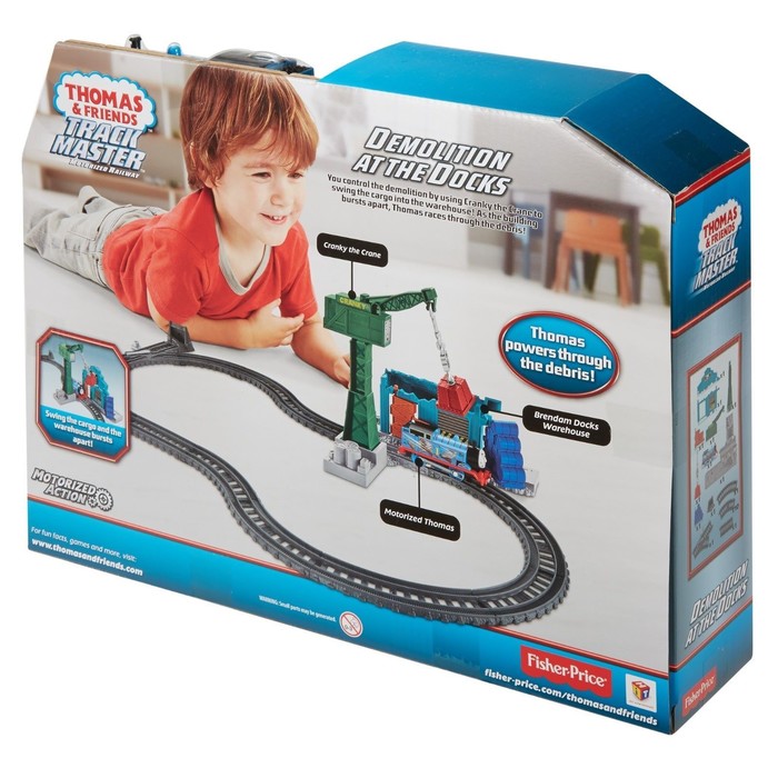 Игровой набор "Разрушение на пристани", с паровозиком Томасом