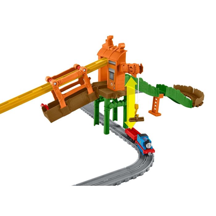 Игровой набор "Переправа на туманном острове", с навесной дорогой