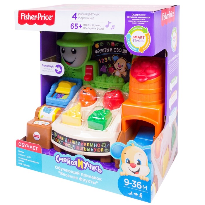 Развивающая игрушка Обучающий прилавок "Весёлые фрукты"