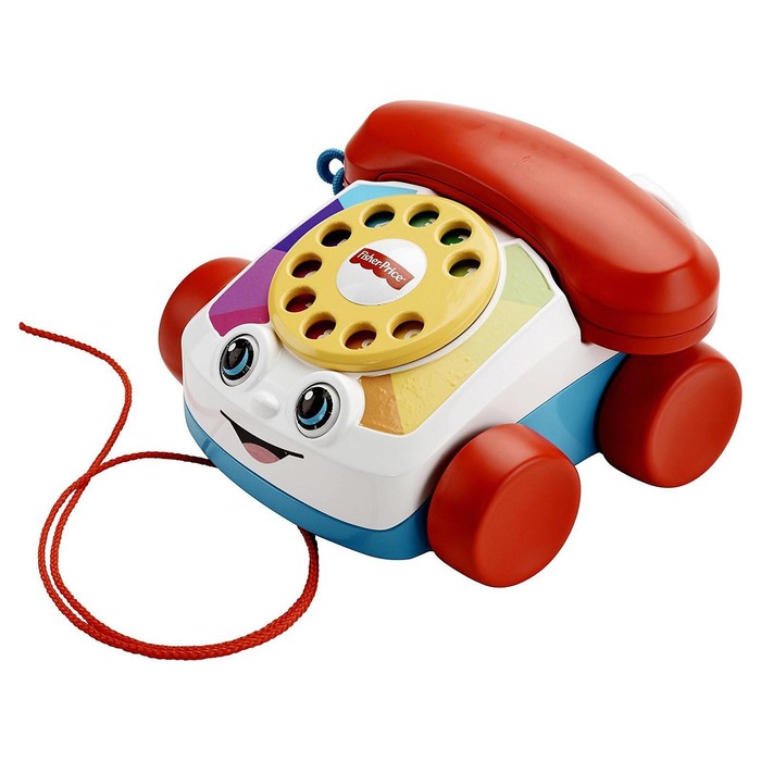 фото Развивающая игрушка «говорящий телефон на колёсах» fisher-price mattel