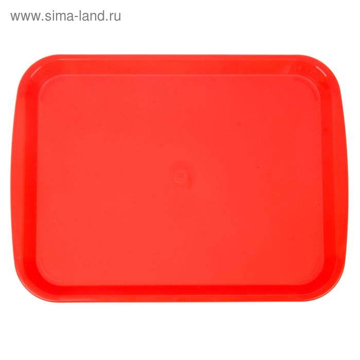 фото Поднос, 43×31,2×2,3 см, цвет красный sparkplast