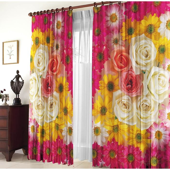 Комплект штор Глория 150х270 +/- 3см 2шт, габардин, п/э