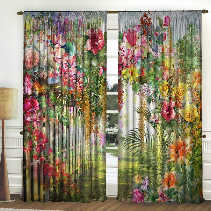 Комплект штор Зной 150х270 +/- 3см 2шт, габардин, п/э