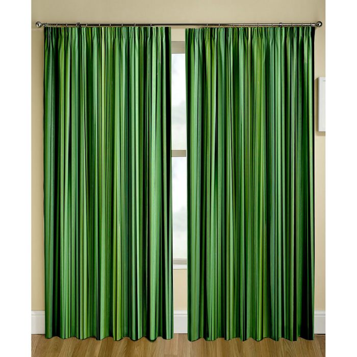 Комплект штор Изумруд 150х270 +/- 3см 2шт, габардин, п/э