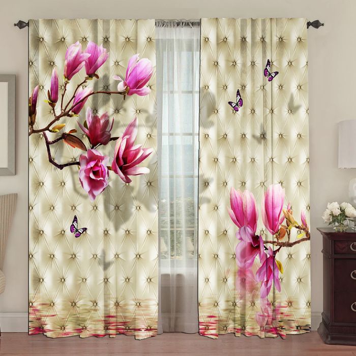 Комплект штор Картье 150х270 +/- 3см 2шт, габардин, п/э