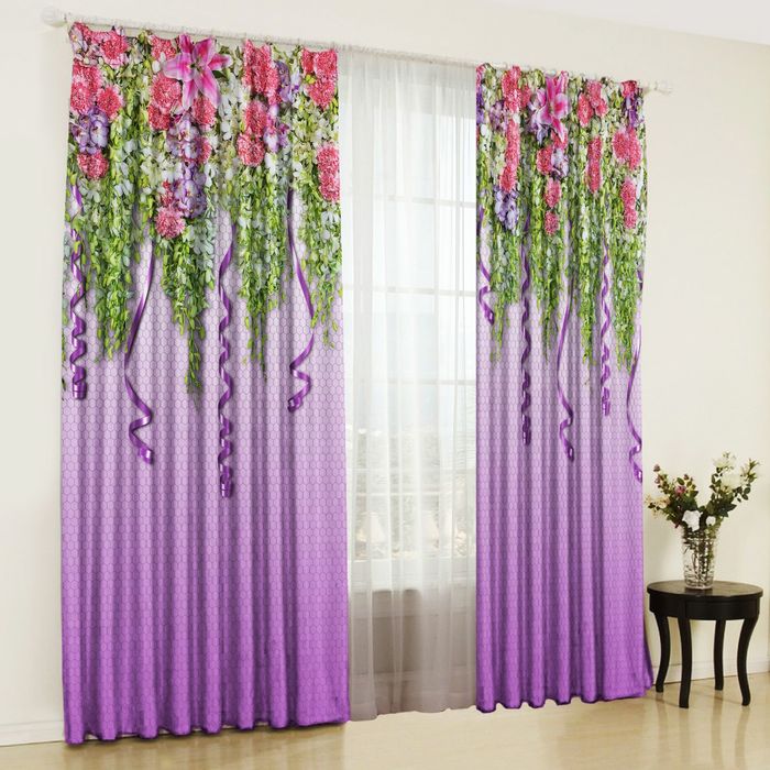 Комплект штор Лолита 150х270 +/- 3см 2шт, габардин, п/э