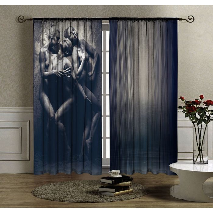 Комплект штор Провокатор 150х270 +/- 3см 2шт, габардин, п/э