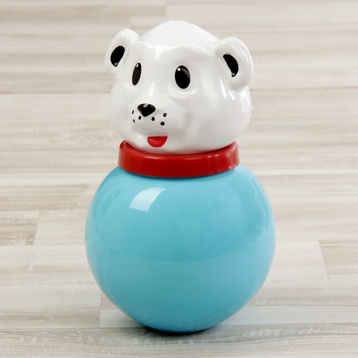 Неваляшка средняя "Медведь Толик", 21 см