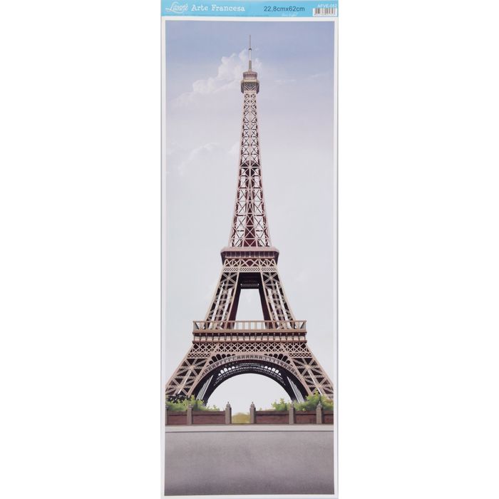Бумага для 3D декупажа Arte Francesa "Эйфелева башня" 22,8х62 см