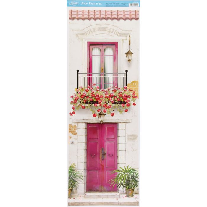 Бумага для 3D декупажа Arte Francesa "Балкон" 22,8х62 см