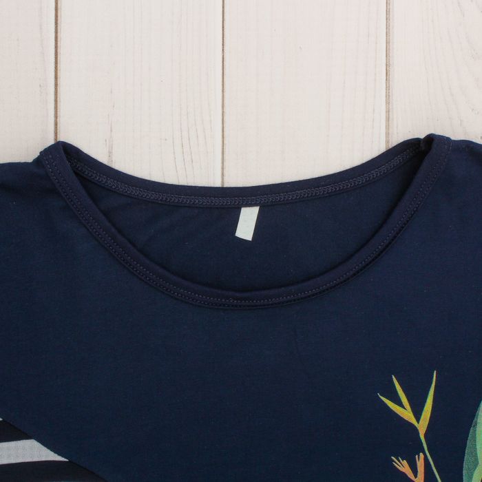 Туника женская Т-357 цвет синий, р-р 52