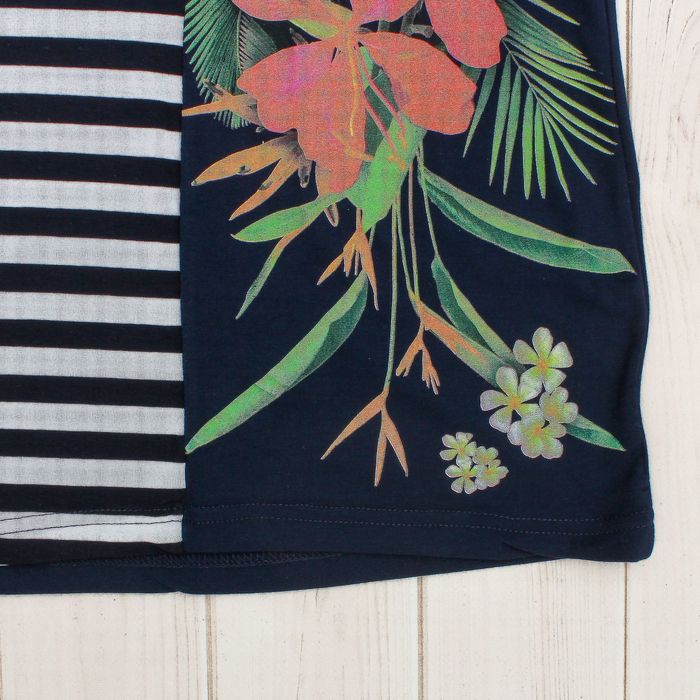 Туника женская Т-357 цвет синий, р-р 52