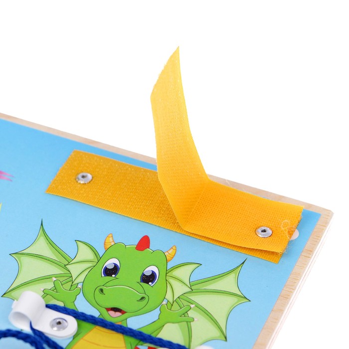 Бизиборд "Сказочное королевство" 25 х 25 см