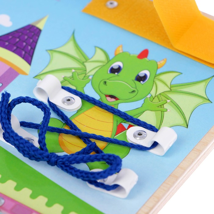 Бизиборд "Сказочное королевство" 25 х 25 см