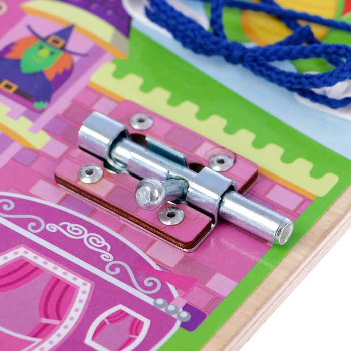 Бизиборд "Сказочное королевство" 25 х 25 см