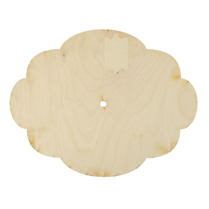 Заготовка для часов из фанеры №12, 28х22х0,4 см