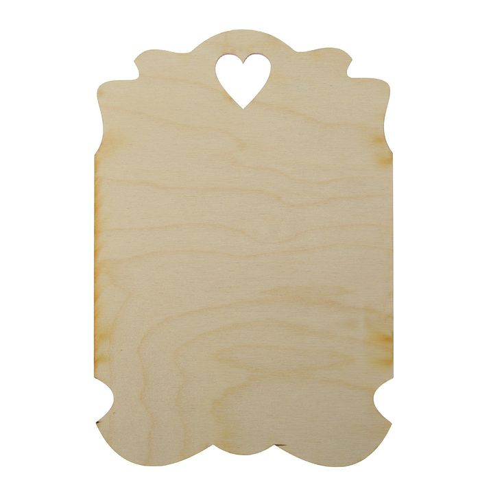 Доска из фанеры для декора №3 17х24х0,4 см