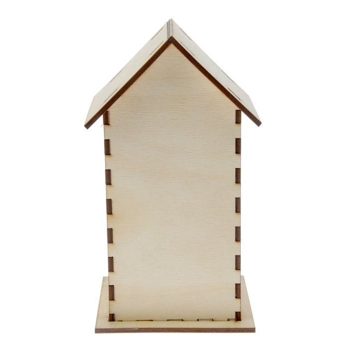 Чайный домик из фанеры "С окошком №1" (набор 7 деталей) 22х10х0,4 см