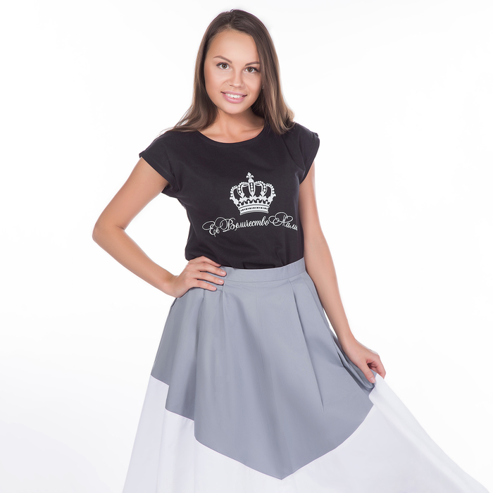 Футболка женская KAFTAN "Ее Величество, Мама", р-р 46-48