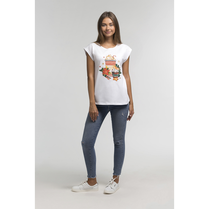 Футболка женская KAFTAN "Новый год", р-р 46-48