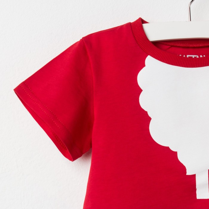 Футболка детская KAFTAN "Санта", рост 110-116 см (32), 5-6 лет