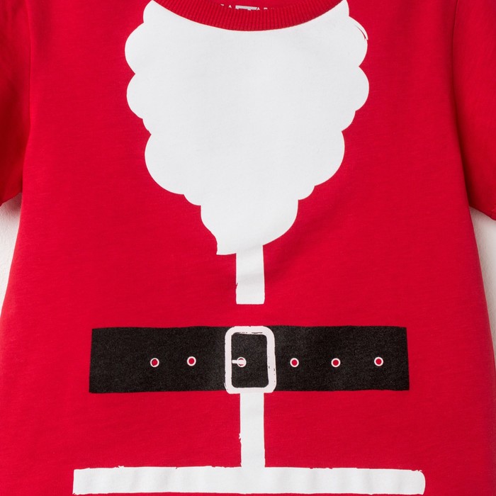 Футболка детская KAFTAN "Санта", рост 110-116 см (32), 5-6 лет