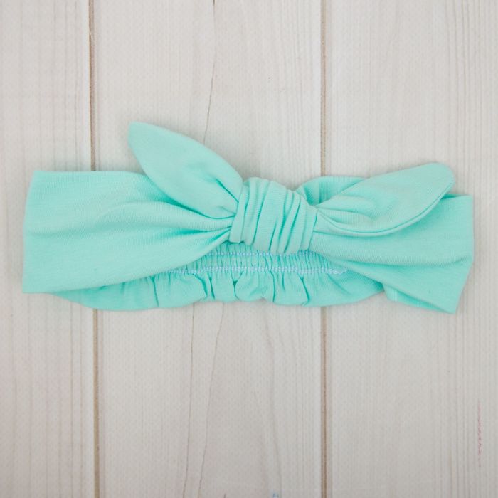 Набор для девочки: трусы и повязка на голову Крошка Я, цвет мятный, рост 62-68 (22-24), 3-6 мес.