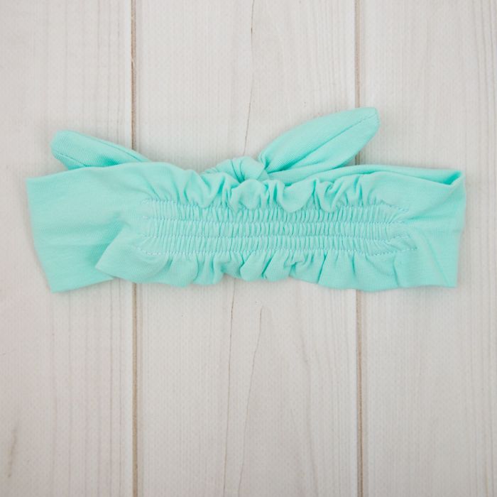 Набор для девочки: трусы и повязка на голову Крошка Я, цвет мятный, рост 62-68 (22-24), 3-6 мес.