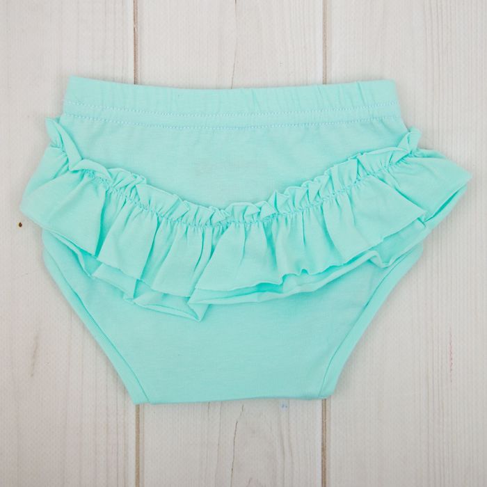 Набор для девочки: трусы и повязка на голову Крошка Я, цвет мятный, рост 62-68 (22-24), 3-6 мес.