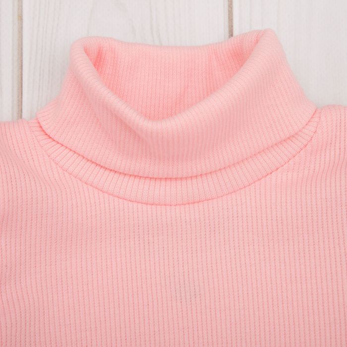 Водолазка детская KAFTAN, цвет розовый, рост 110-116 (32), 5-6 лет