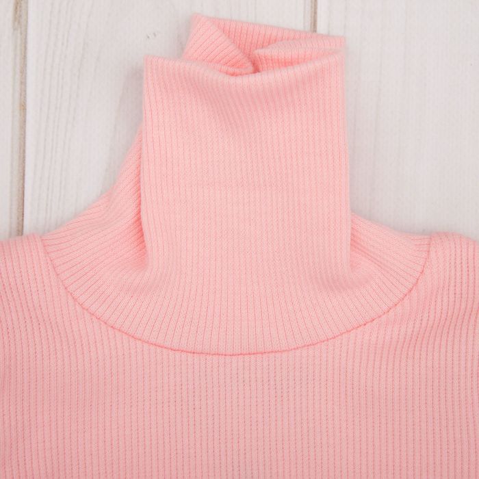 Водолазка детская KAFTAN, цвет розовый, рост 110-116 (32), 5-6 лет