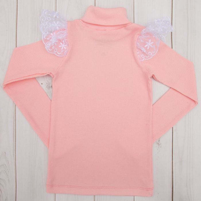 Водолазка детская KAFTAN, цвет розовый, рост 110-116 (32), 5-6 лет