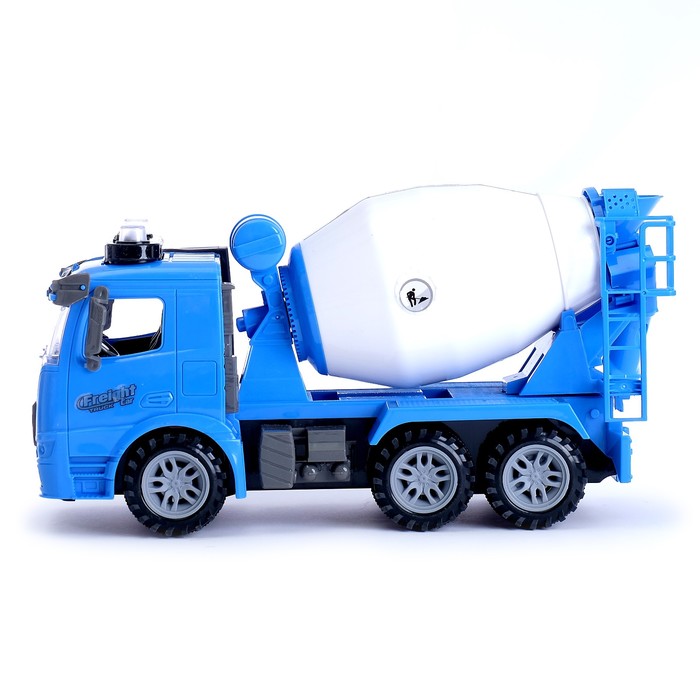 Машина инерционная "Бетономешалка", световые эффекты, цвета МИКС