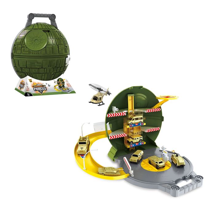 Парковка-трансформер "Военная база", в кейсе