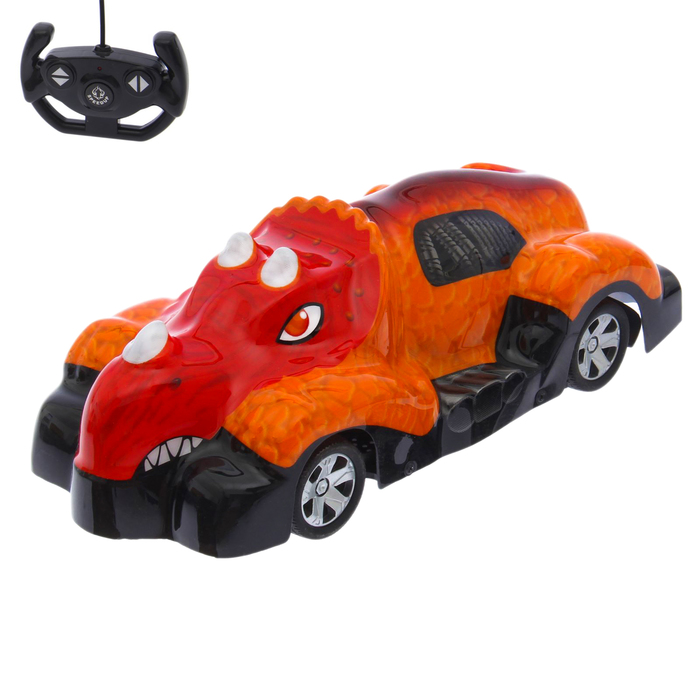 Машина радиоуправляемая "ДиноКар", работает от батареек