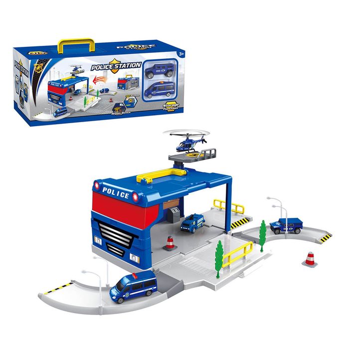 Гараж-трансформер "Полицейский участок"