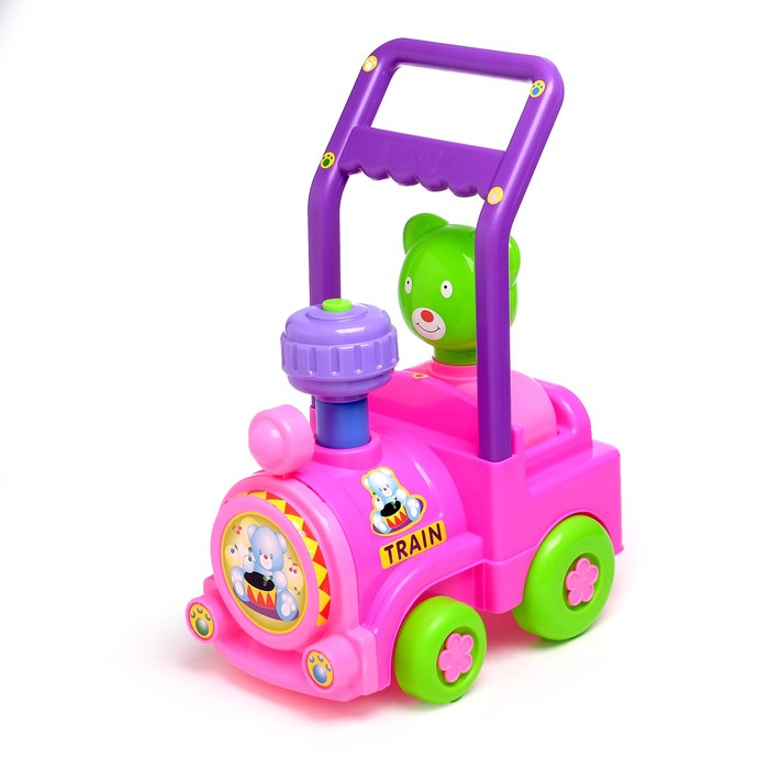 Каталка на палке «Мишутка», звуковые эффекты