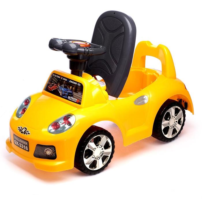 Толокар «Тачка», световые и звуковые эффекты, цвета МИКС